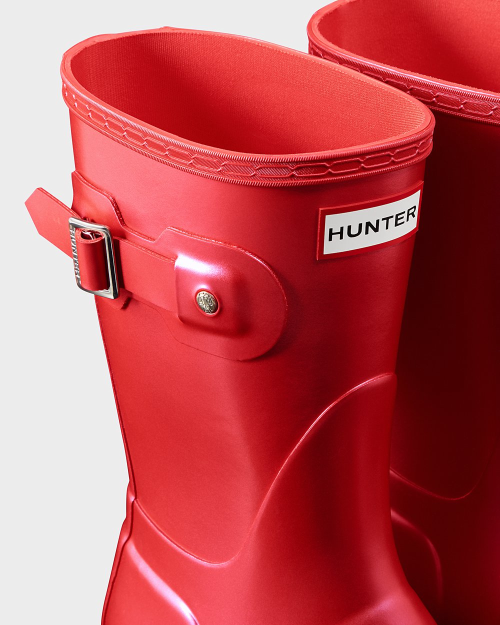 Womens Hunter Short Rain Boots Red - Original Nebula - 5180439-FD